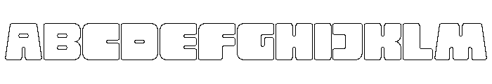 Otha Outline Font UPPERCASE
