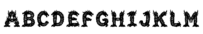 Othric Regular Font UPPERCASE