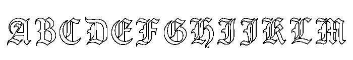 Otior Regular Font UPPERCASE