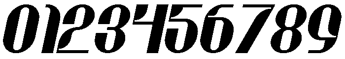 Ottearai Italic Font OTHER CHARS