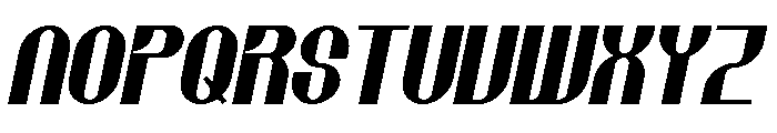 Ottearai Italic Font UPPERCASE
