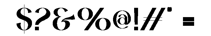 Otyetly Font OTHER CHARS