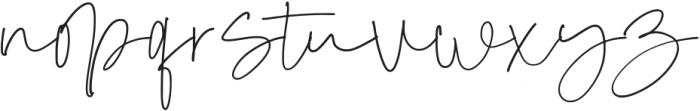 Otegan Signature Script Reguler otf (400) Font LOWERCASE