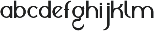 Oteglos Regular otf (400) Font LOWERCASE