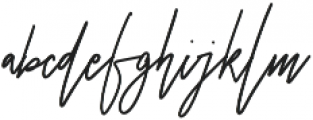 Otentic Signature Alt otf (400) Font LOWERCASE
