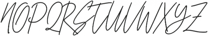 Otentic Signature otf (400) Font UPPERCASE