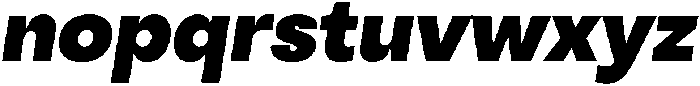 Otfits Grotesk Black Italic otf (900) Font LOWERCASE