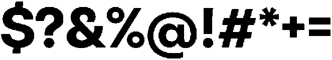 Otfits Grotesk Bold otf (700) Font OTHER CHARS