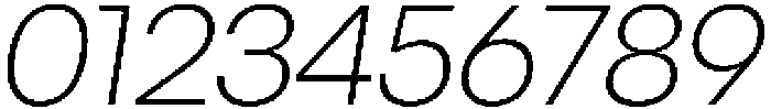 Otfits Grotesk Extra Light Italic otf (200) Font OTHER CHARS
