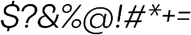 Otfits Grotesk Light Italic otf (300) Font OTHER CHARS