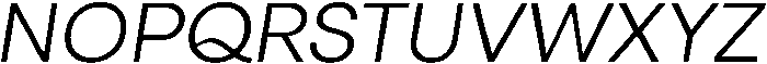 Otfits Grotesk Light Italic otf (300) Font UPPERCASE