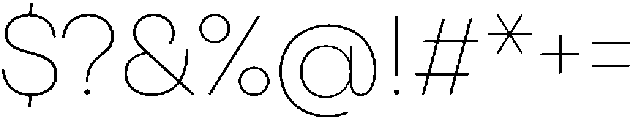 Otfits Grotesk Thin otf (100) Font OTHER CHARS
