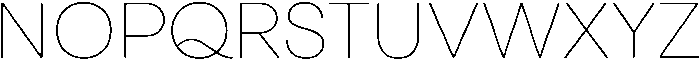 Otfits Grotesk Thin otf (100) Font UPPERCASE