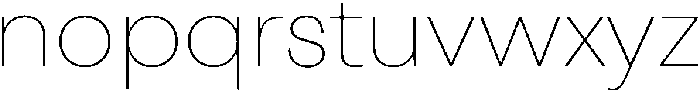 Otfits Grotesk Thin otf (100) Font LOWERCASE