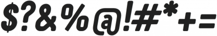 OtsuSlab-BoldItalic otf (700) Font OTHER CHARS