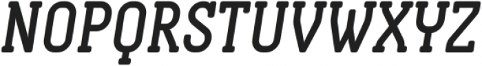 OtsuSlab-MediumItalic otf (500) Font UPPERCASE