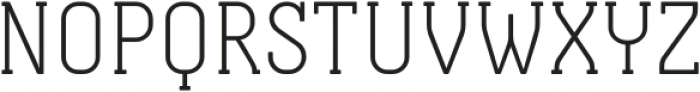 OtsuSlab-Thin otf (100) Font UPPERCASE