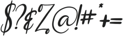 Ottami Italic otf (400) Font OTHER CHARS