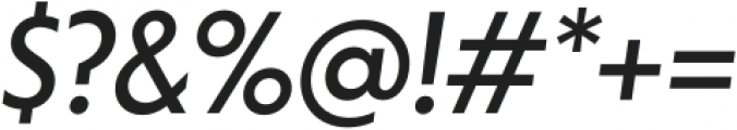 Otterco Display Italic otf (400) Font OTHER CHARS