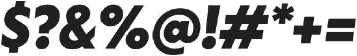 Otterco ExtraBold Italic otf (700) Font OTHER CHARS