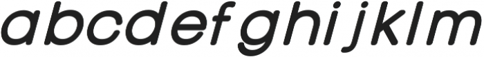 Otto Regular Italic ttf (400) Font LOWERCASE