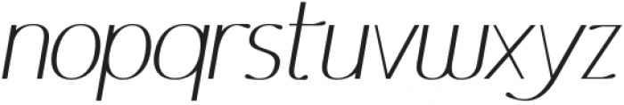 Ottomsan ExtraLight Italic otf (200) Font LOWERCASE