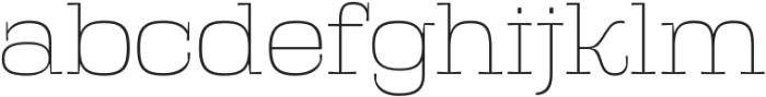 otf (100) Font LOWERCASE