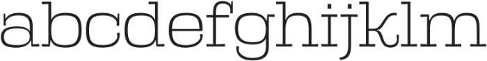 otf (200) Font LOWERCASE