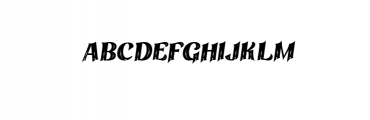 Othelie-LineItalic.ttf Font UPPERCASE