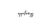 Ottmar - Handwritten font Font LOWERCASE