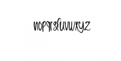 otf Font LOWERCASE