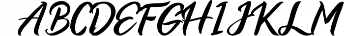 Ottoma - Script Typeface Font UPPERCASE