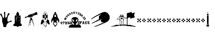 Other Space Font OTHER CHARS
