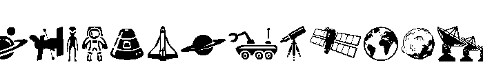 Other Space Font UPPERCASE