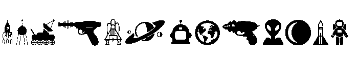 Other Space Font LOWERCASE