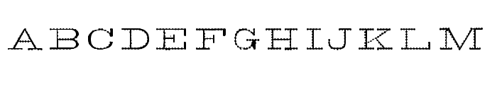 Otiosum Thin Font UPPERCASE