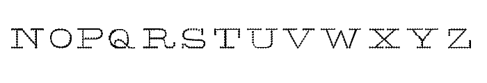 Otiosum Thin Font LOWERCASE