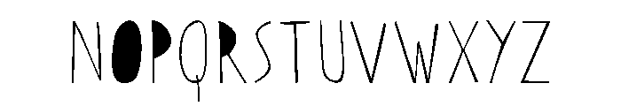 Otun Font UPPERCASE