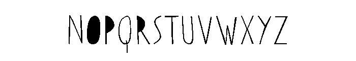 Otun Font LOWERCASE