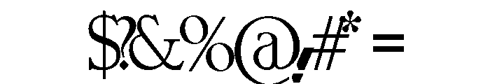 oto sticker Font OTHER CHARS