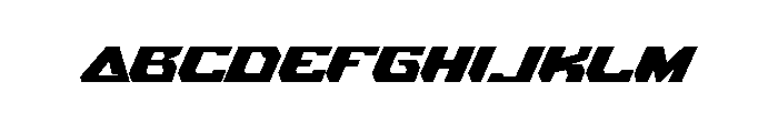 oto sticker Font UPPERCASE