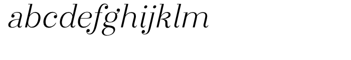 Otama Display Light Italic Font LOWERCASE