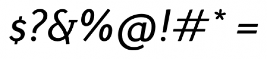 Otari Regular Italic Font OTHER CHARS