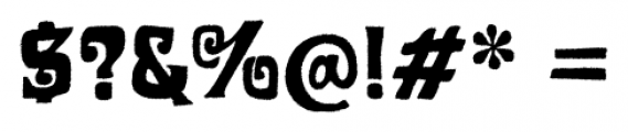 Otoboke Regular Font OTHER CHARS