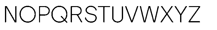OT Magnet Arabic Light Font UPPERCASE