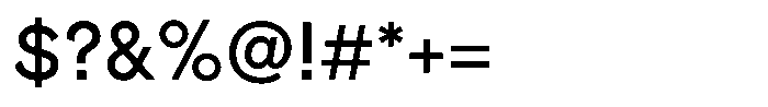 OT Magnet Arabic Medium Font OTHER CHARS