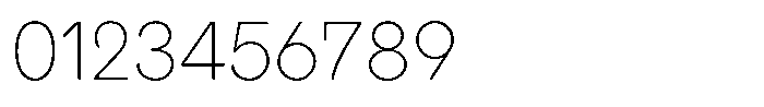 OT Magnet Arabic Thin Font OTHER CHARS