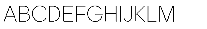 OT Magnet Arabic Thin Font UPPERCASE