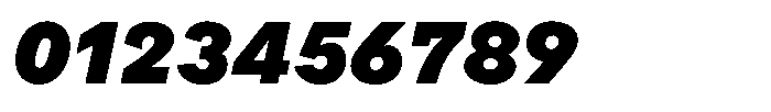 OT Magnet Black Italic Font OTHER CHARS