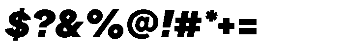 OT Magnet Black Italic Font OTHER CHARS
